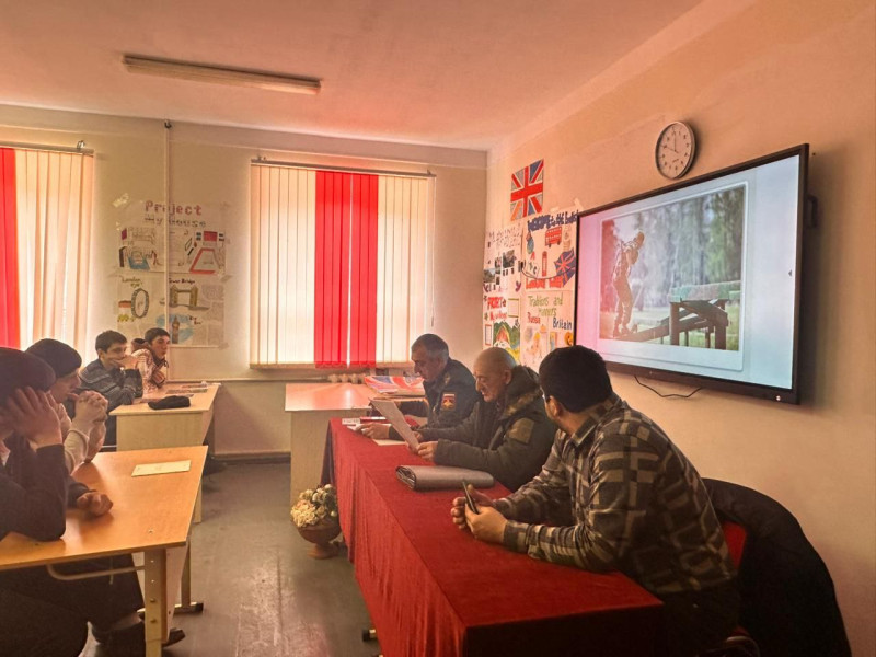 Встреча учащихся 9-11 классов с работниками Военного комиссариата.